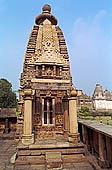 Khajuraho - Lakshmana temple,  one of the small auxiliary temples 